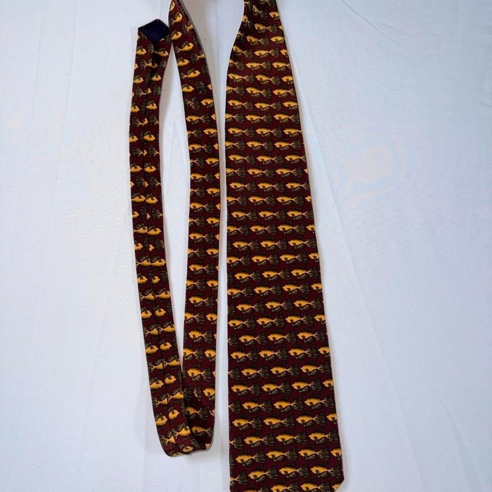 J. Garcia Vintage 90's tie with fish pattern
